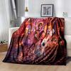 1pc Coco Printing Blanket - Soft, All-Season Throw for Living Room, Bedroom,Personalized Gift with Adorable Cartoon Design