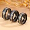 Stainless Steel Dragon-patterned Men's Ring, Retro Chinese Dragon Calligraphy Closed-loop Finger Ring Accessory
