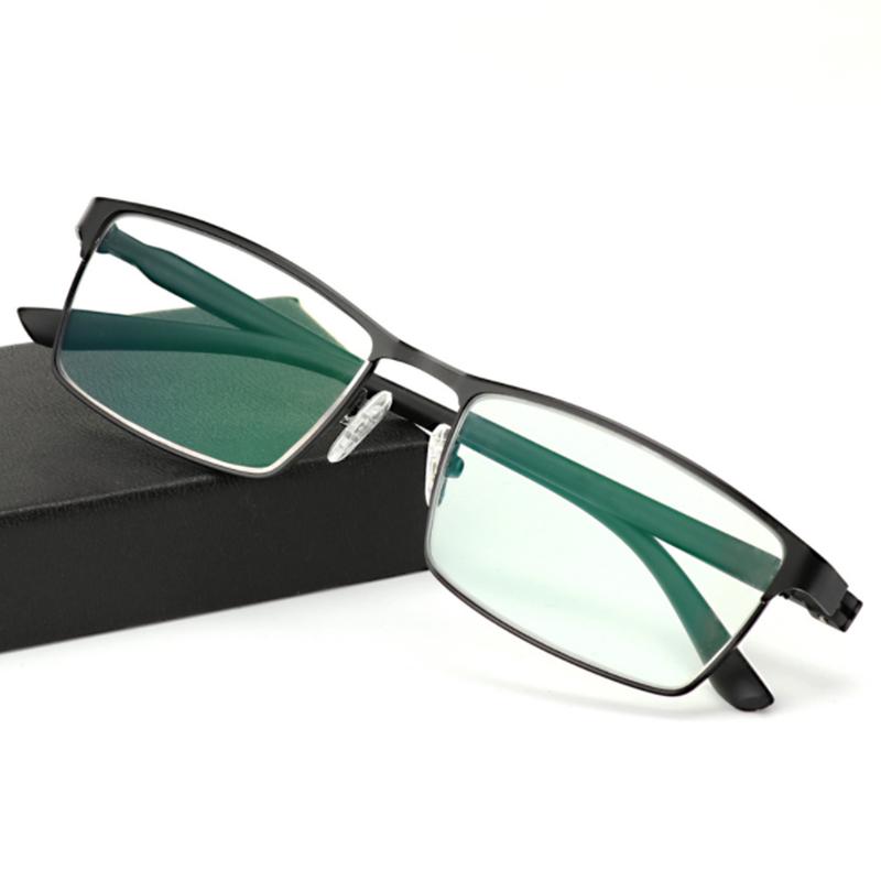 Photochromism Finished Nearsight Myopia Eyeglasses Full Metal Frames Degree Lens Diopters Glasses -1 -1.5 -2 -2.5 -3 -4 To -6