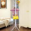 Iron Art Bedroom Coat Rack - Minimalist Standing Clothes Rack for Modern Style