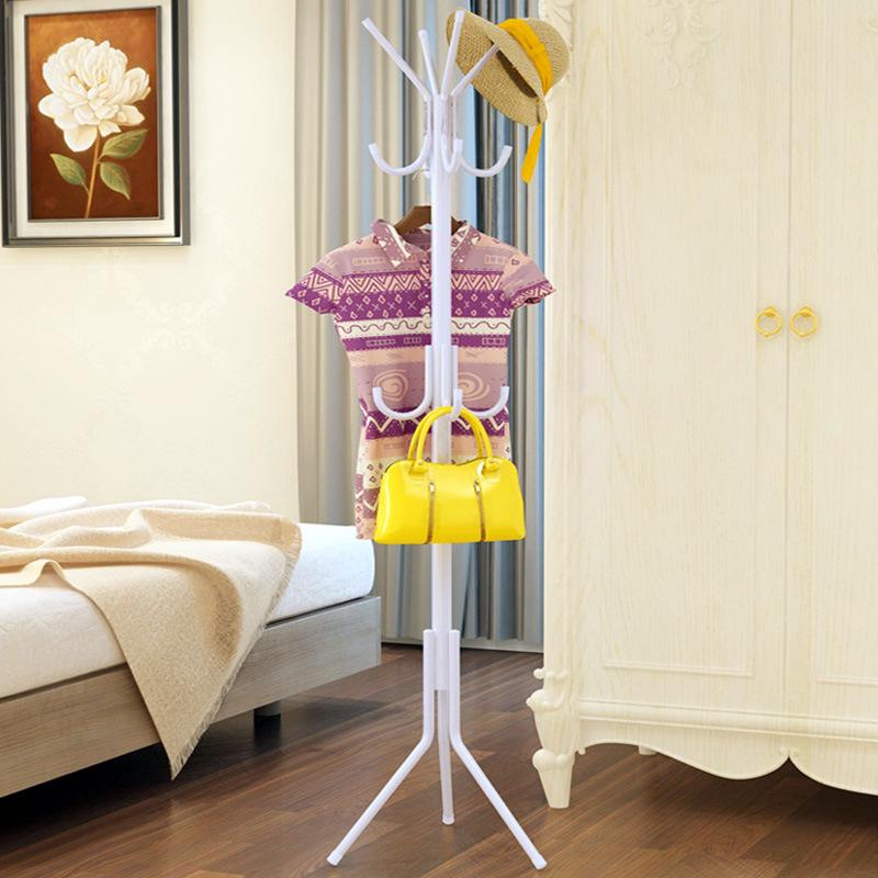 Iron Art Bedroom Coat Rack - Minimalist Standing Clothes Rack for Modern Style