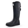 Black high-top waterproof shoes men's long tube dynamic waterproof summer rain shoes wear-resistant outdoor wading rain boots rubber shoes