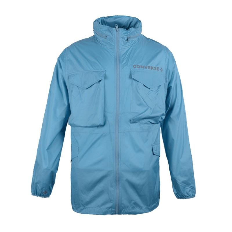 Converse Jackets Men s Sea Blue Stand Collar Moderate Other 10006867-A02 XL