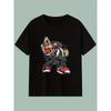 Herren Street Style Muster T-Shirt Premium Baumwolle Hip Hop Tanz Druck Kurzarm Lässig Party- und Urlaubsgeschenke