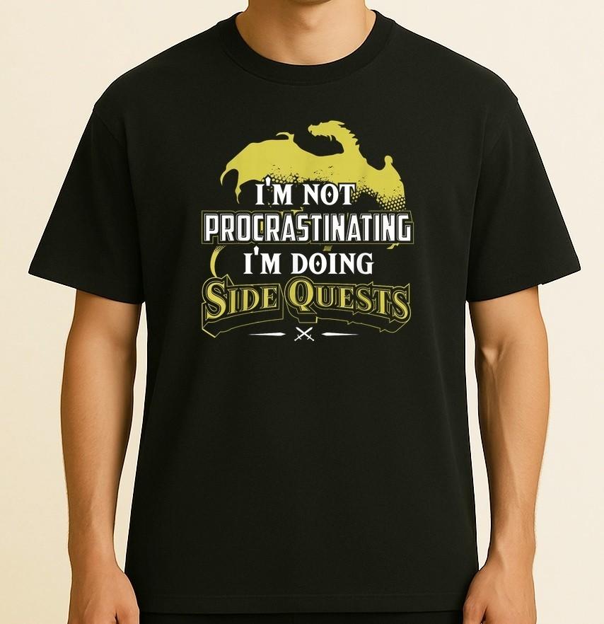 

I m Doing Side Quests - Casual Crew Neck Size S-4XL Unisex T-Shirt XXL
