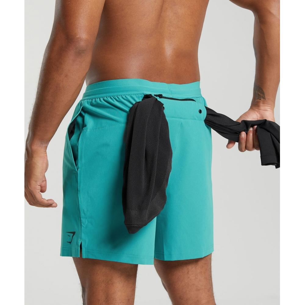 Gymshark Land To Water 6  Shorts Bondi Teal A5a6i Tbnj.