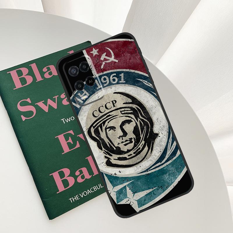 Yuri Gagarin Y Laika Fodral För Oppo A15 A16 A17 A52 A72 A76 A96 A54 A74 A94 A54S A57S A58 A78 A98 A57 A77 Skydd