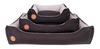 Caesar Sofa Black Quilted - 95Cm X 80