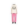 ONITSUKA TIGER Letter Animal Print Round Neck Pullover Short Sleeve T-Shirt Unisex T-Shirts White 2183B368-100