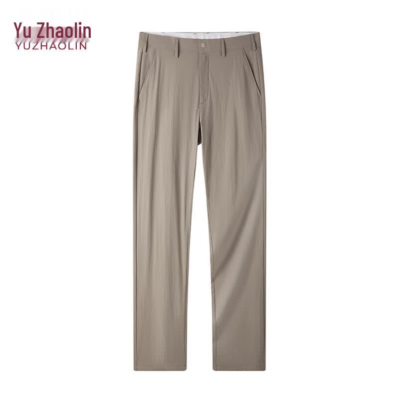 YUZHAOLIN Men s Lightweight Cool-Feel Straight Leg Casual Pants 34