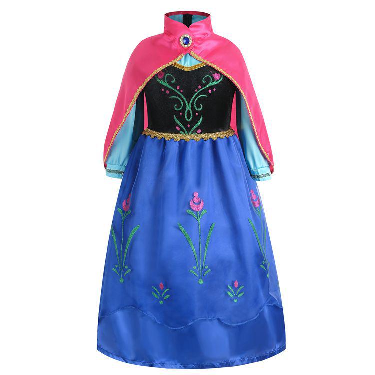 Frozen Anna Princess Cosplay Dress for Kids 100 cm