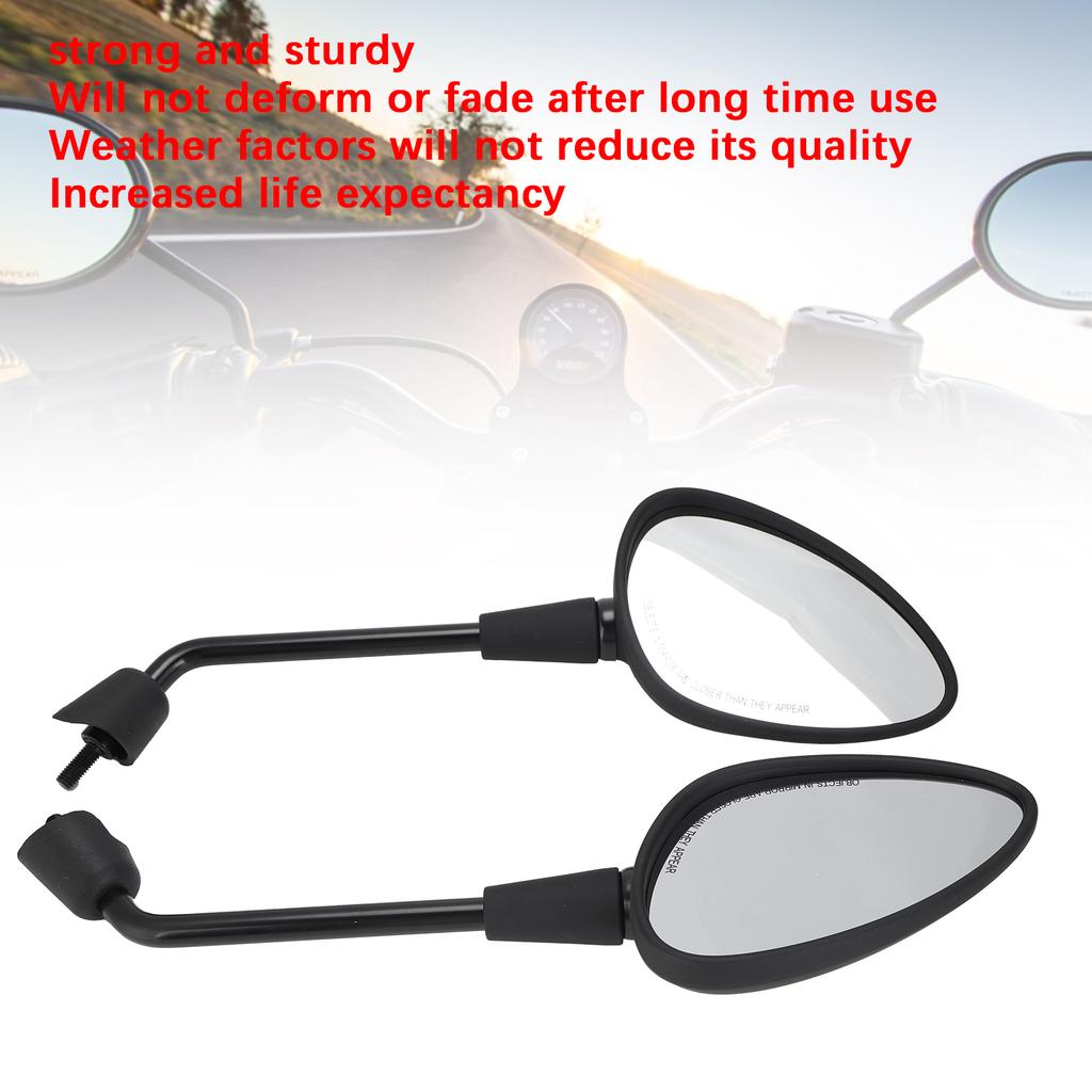 2pcs Motorcycle Rear View Mirror Replacement for Primavera 50 4T 4V NOABS E2 2013‑2017