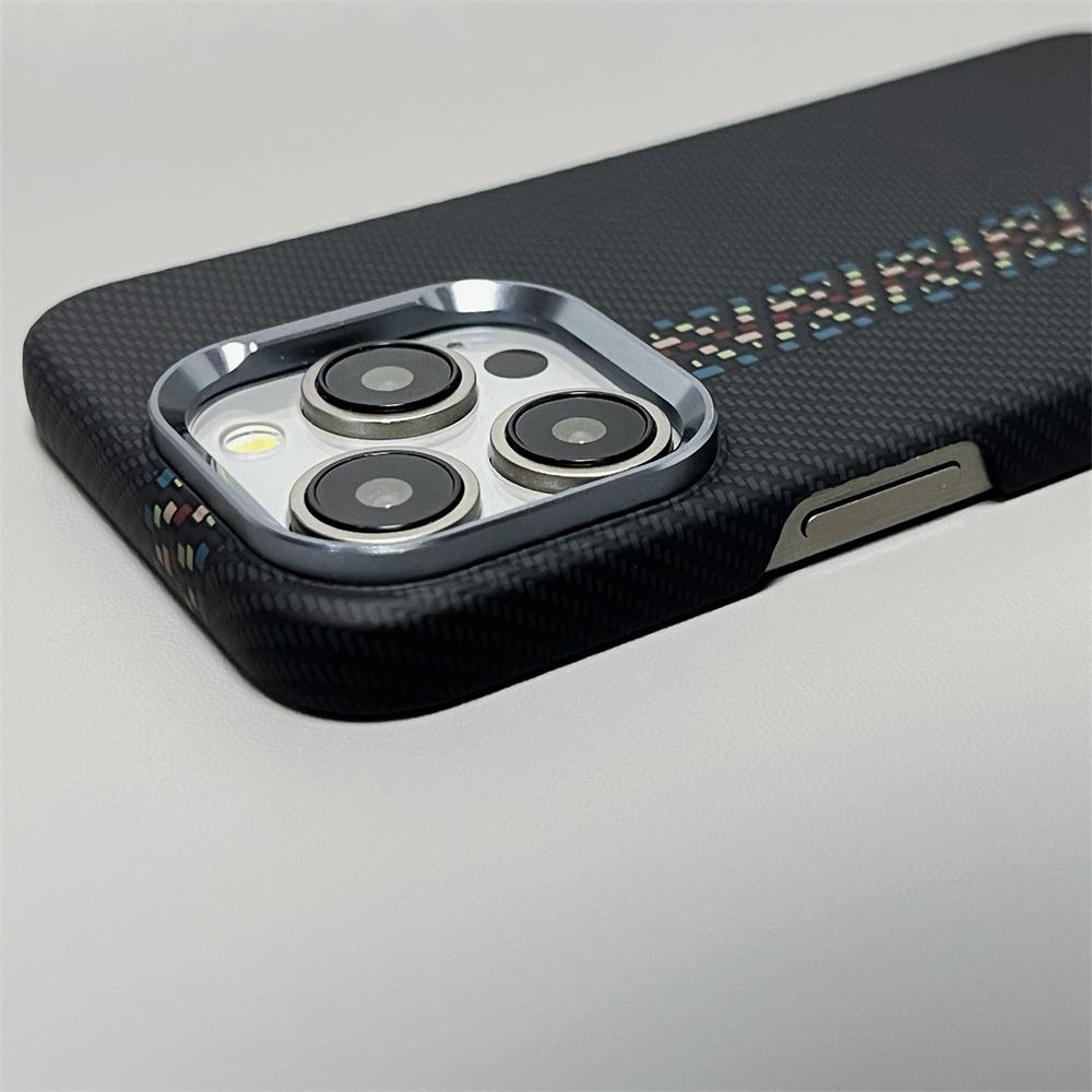 Ultra Thin Carbon Fiber Texture for  Phone Case For For Iphone 14 1 16 17 Pro Max Magnetic Wireless Charging Matte PC Cover