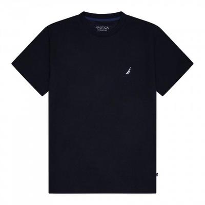 Nautica Mens Starboard Logo Crew Neck T-Shirt
