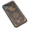 Wooden Case for iPhone 11 PRO MAX, wind rose, merbau