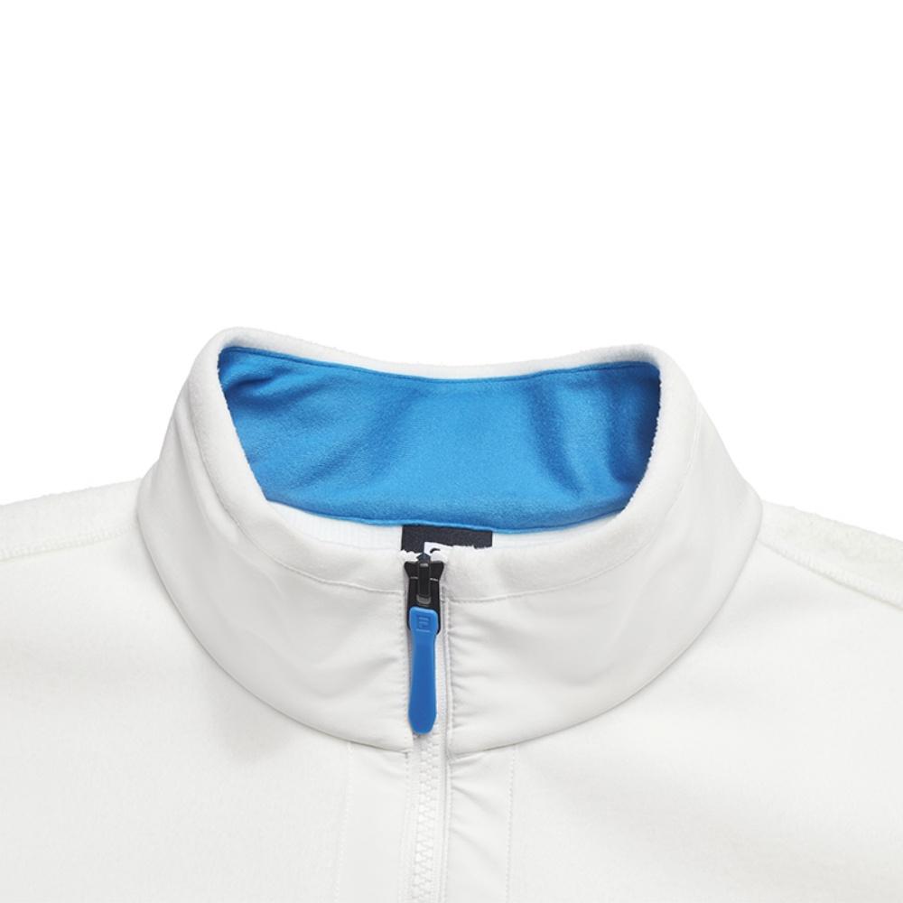 FILA Explore Fashion Simple Classic Sports Casual Fleece Warm Comfortable Versatile Knitted Jacket Men jackets Snow-White A11M617506FWT