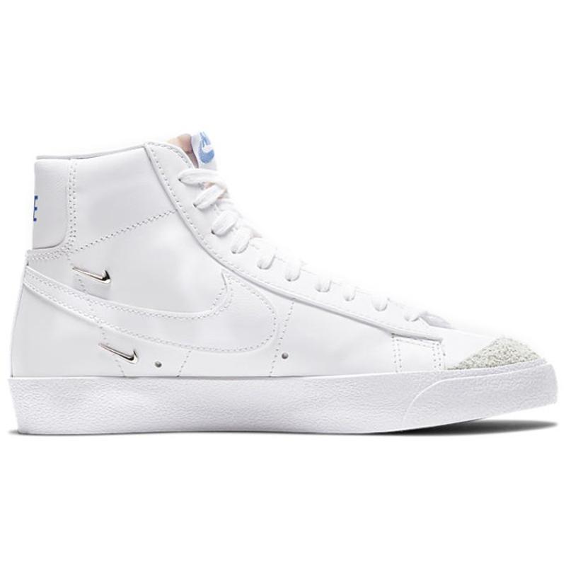 Nike Blazer Mid 77 SE Sisterhood - White Metallic Silver Women's Sneakers Skateboard Shoes CZ4627-100