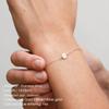 EMANCO Minimalist Initial Custom Charm Bracelets for Women Stainless Steel Bracelet Adjustable Bracelet Jewellery