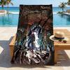 Custom Name Jujutsu Kaisen Stylish Digital Printing Beach Towel Quick‑Drying Absorbent Blanket for Beach Pool Gym Travel