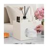 Tissue Box Cover, Pu Leather Tissue Box Holder For Bathroom Office Desk, Tissue Holder Decorative Organizer (brown)