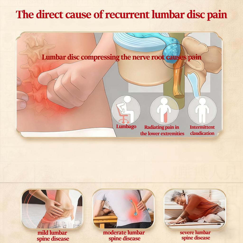 Lumbar Spine Stickers Self-heating Medical Relieve & Inflammation Pain Instantly Patch Back Pain Bone Pain,middle-aged and Elderly People