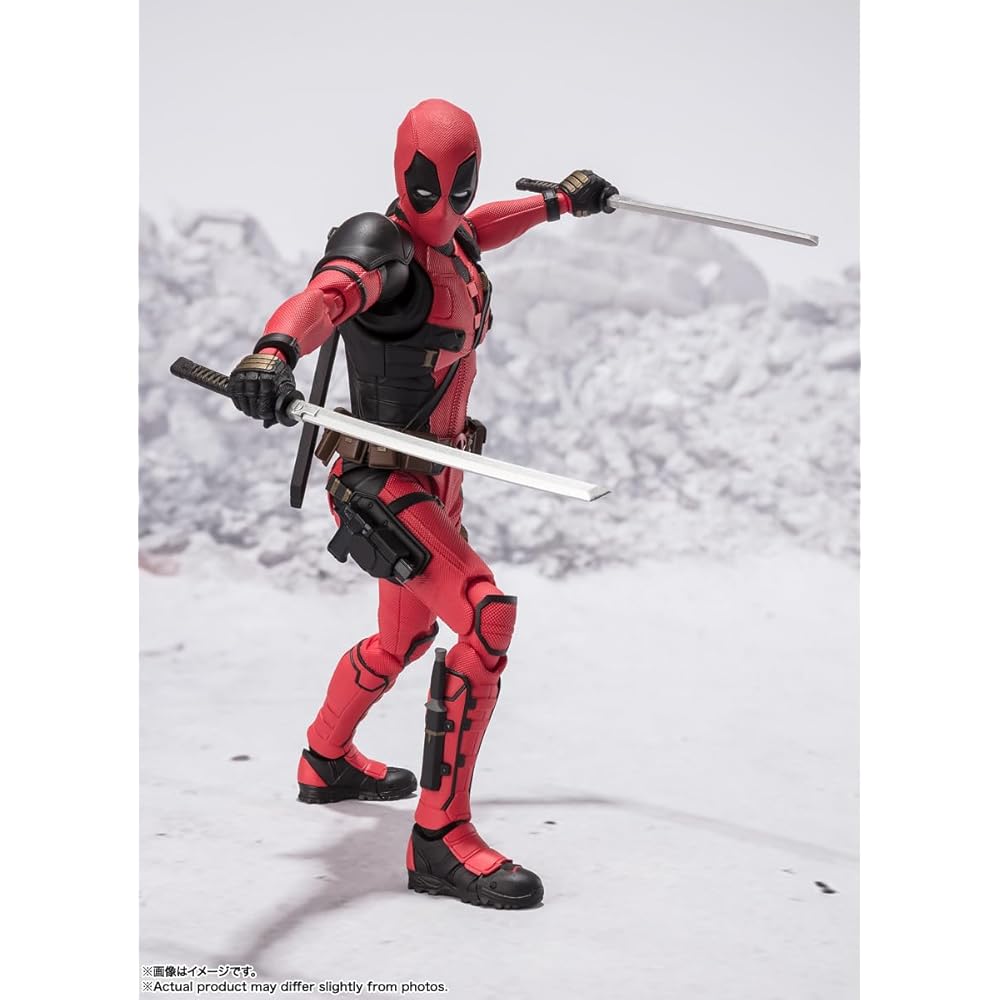 TAMASHII NATIONS S.H. Figuarts Deadpool & Wolverine Action Figure 155mm PVC ABS Painted Movable Collectible
