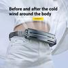 USB Rechargeable Cooling Fan Portable Ice Compress Waist Belt Fan Dual-Use Outdoor Sports Mini Ice Belt Fan Summer Cooler