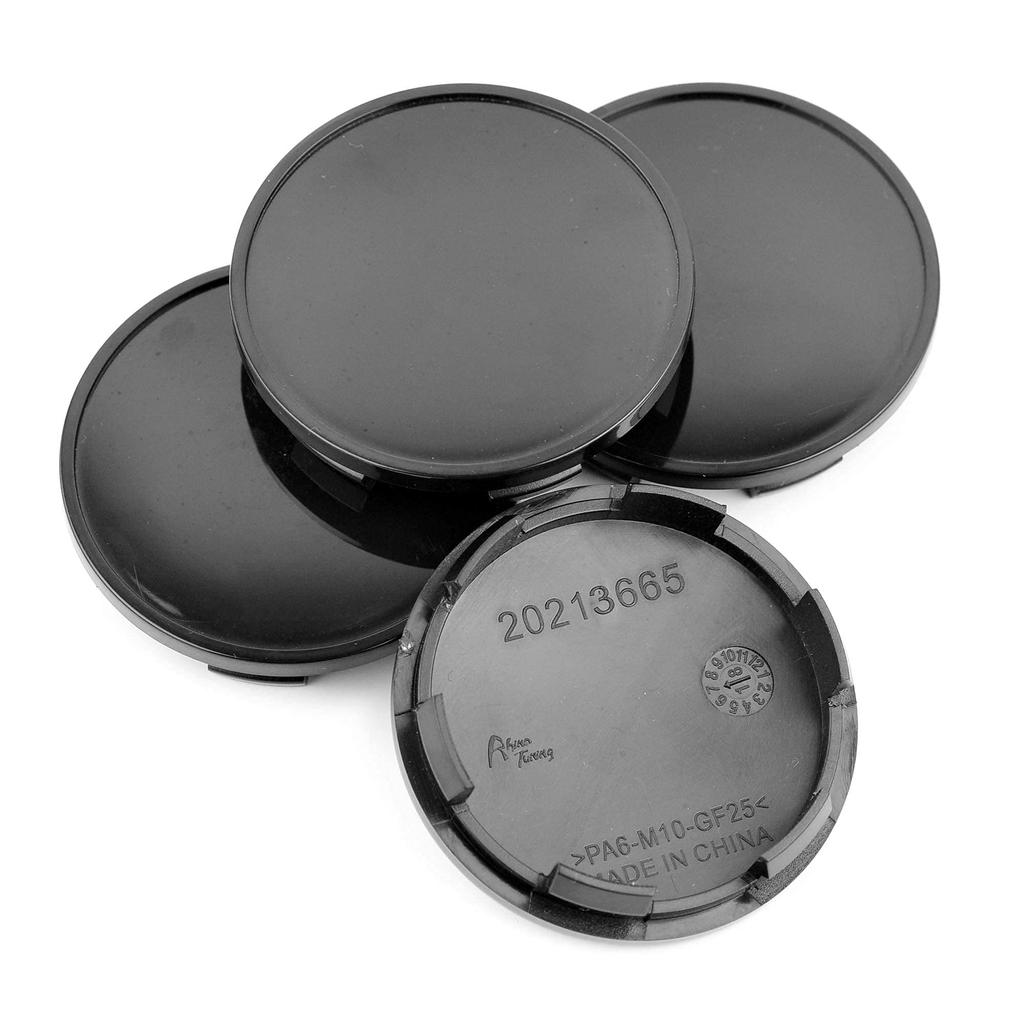 Set of 4 Wheel Center Caps, 65mm Outer Diameter, 59mm Inner Diameter, Simple Center Caps