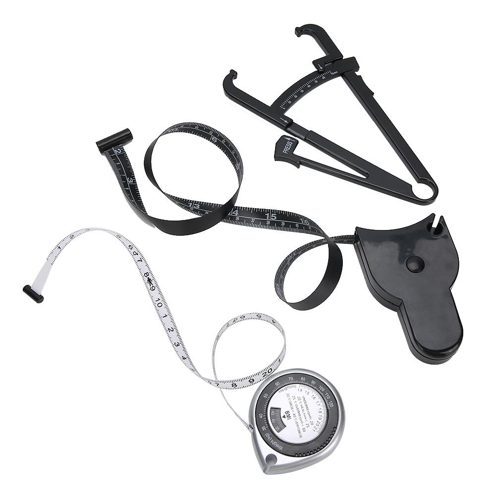 Fat Caliper Body Measuring Ruler Measure Tape for Waist Leg Arm Measurement Tools