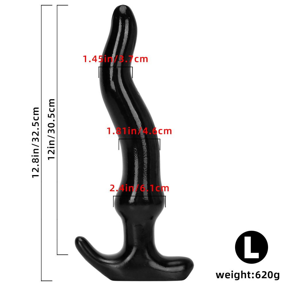 XL Flexible Anal Plug for Extended Wear - Unisex Use