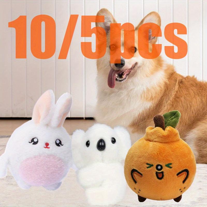 5/10pcs Pet Dog Toy Molar Teeth Cleaning Collection Cotton Rope Bite-resistant Puppy Sound Toy great for daily use