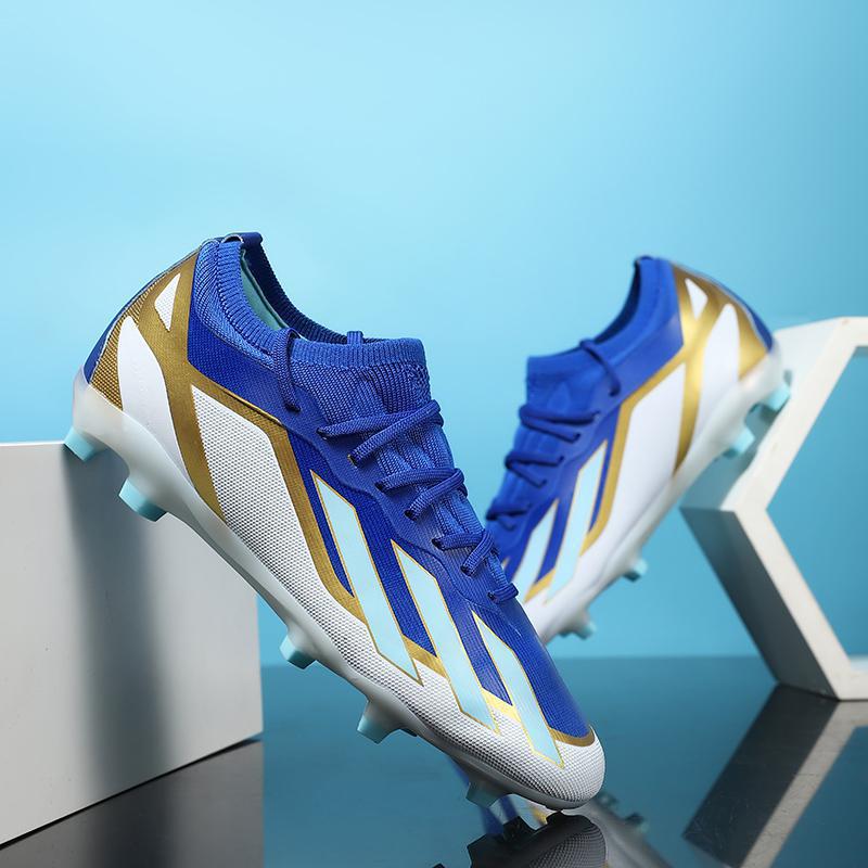 Falcon Messi X23 Series Long Nail Football Shoes Boys and Girls Students Artificial Flat Broken Nails Non-slip 35-45