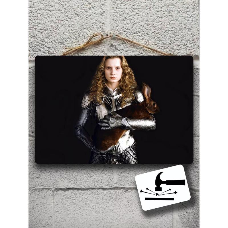 Mia Wasikowska Alice Disney Metal Poster, Wonderland Wall Art Decor