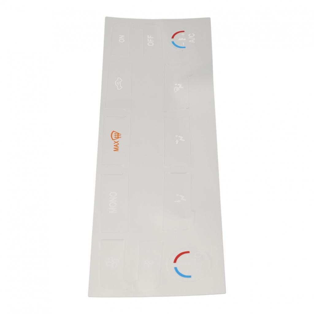 AC Klimasteuerungstasten Reparaturaufkleber Silber Für Ford S-Max Für Mondeo