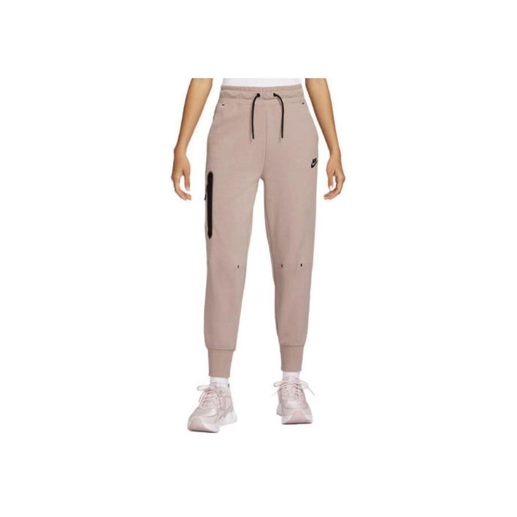 Nike Sportswear Tech Fleece Zip Fit Joggers Women Joggers Gray Brown CW4293-272