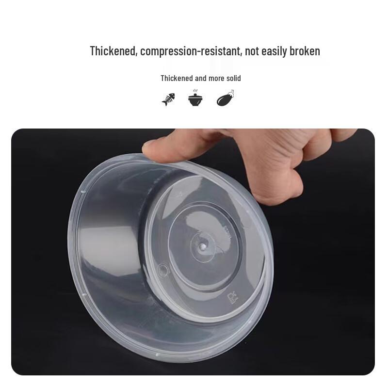 ZL 450ml Round Disposable Microwaveable Food Container
