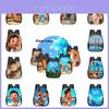 Vibrant Cartoon Luca Alberto Backpack With Adjustable Straps For Kids' Comfort