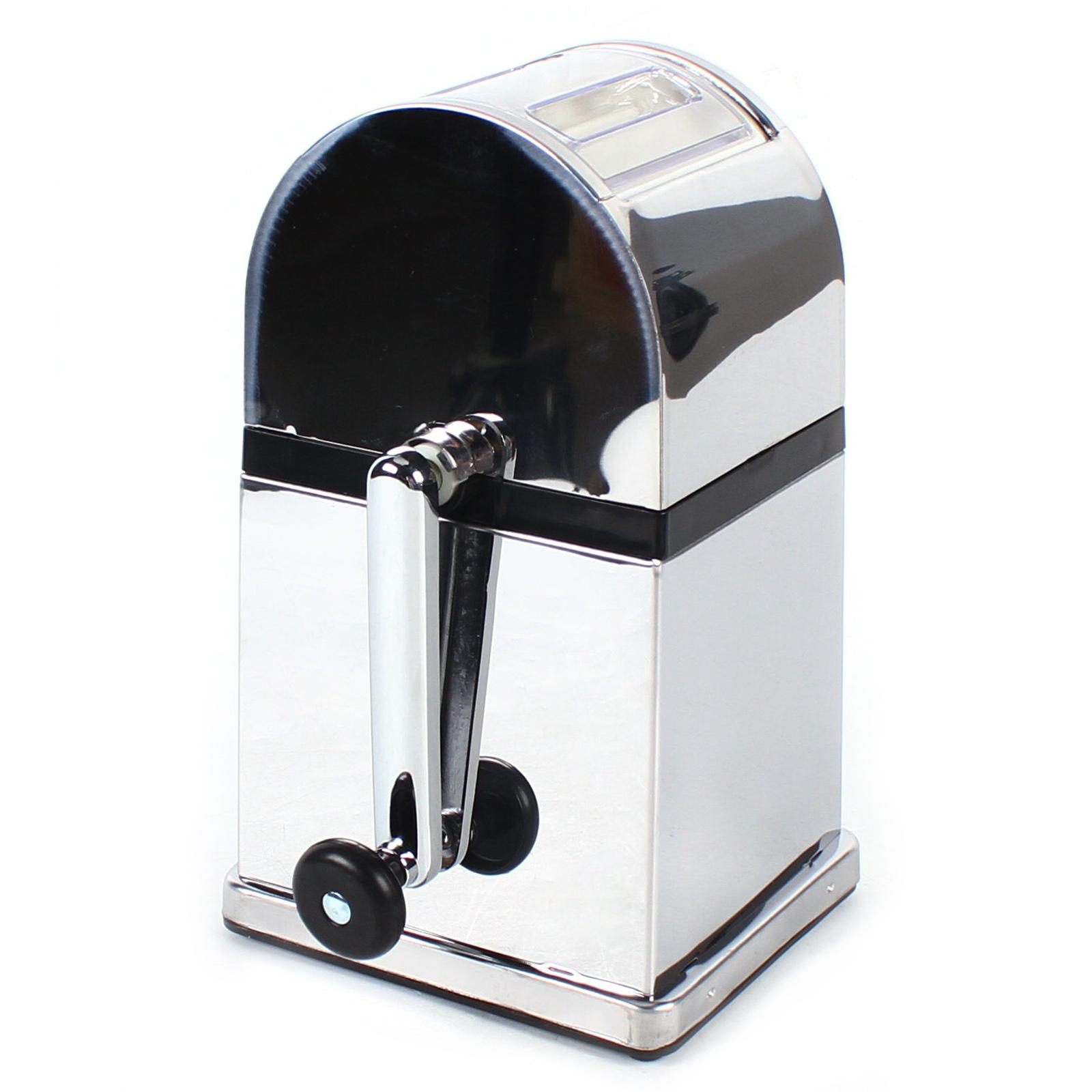 

Hand crank ice crusher Durable ice crusher Easy to clean 12.5*15.5*26.5 cm United States