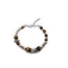 Southeast Asian Tiger Eye Stone Bracelet - Minimalist, Versatile, Vintage-Inspired Jewelry