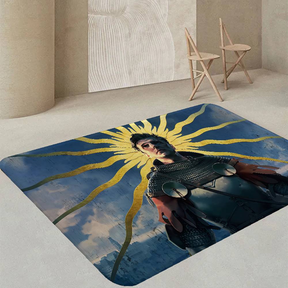 Juego Histórico Kingdom Come Deliverance II Felpudo Estilo Nórdico Dormitorio Sala de Estar Felpudo Hogar Balcón Antideslizante Alfombra