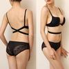 Módní Dámská podprsenka Deep U Nízký střih Push Up Backless Invisible Brassiere Brassiere spodní prádlo