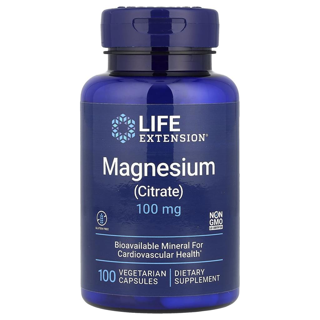 Magnesium Citrate, 100Mg, 100 Veggie Caps
