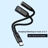 PD 60W USB C To 3.5mm Adapter Universal Type-C To AUX Adapter  Headset Compatibility