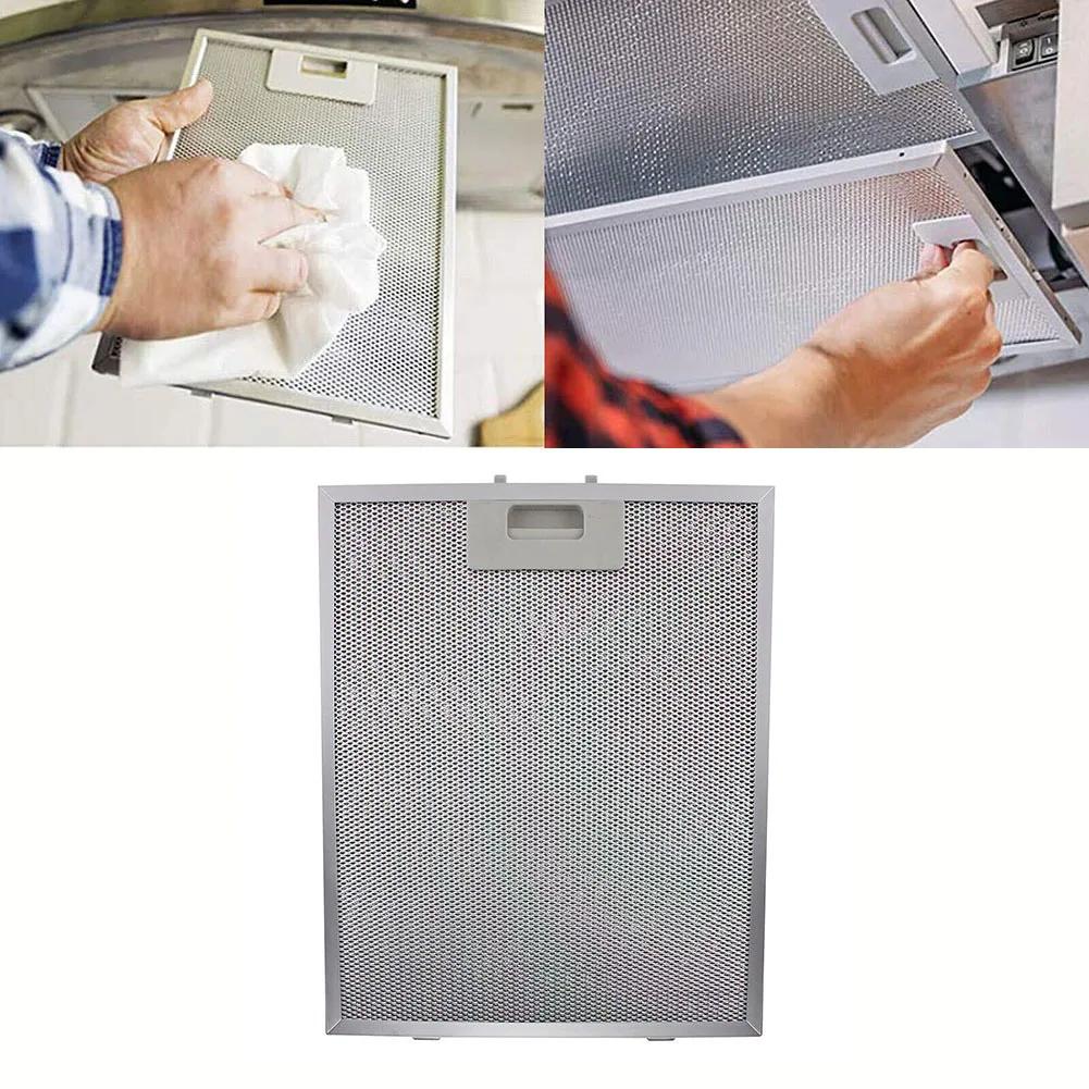 Cooker Hood Filters Metal Mesh Extractor Vent Filter 340x270mm Exhaust Fans Ventilation Filter Mesh Cooker Hood Grease Filter