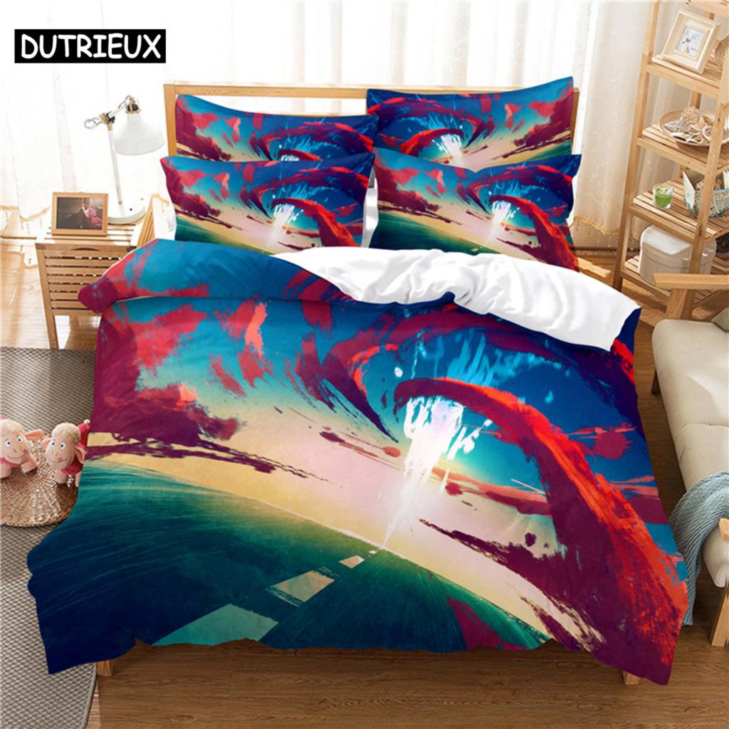 Beautiful Flower Bedding Set Duvet Cover Set 3d Bedding Digital Printing Bed Linen Queen Size Bedding Set Fashion Design