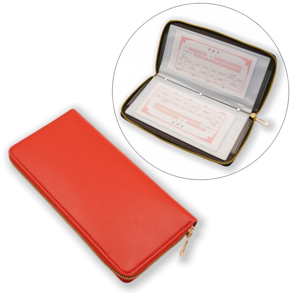 Multifunctional Passbook & Card Organizer with Coin Holder