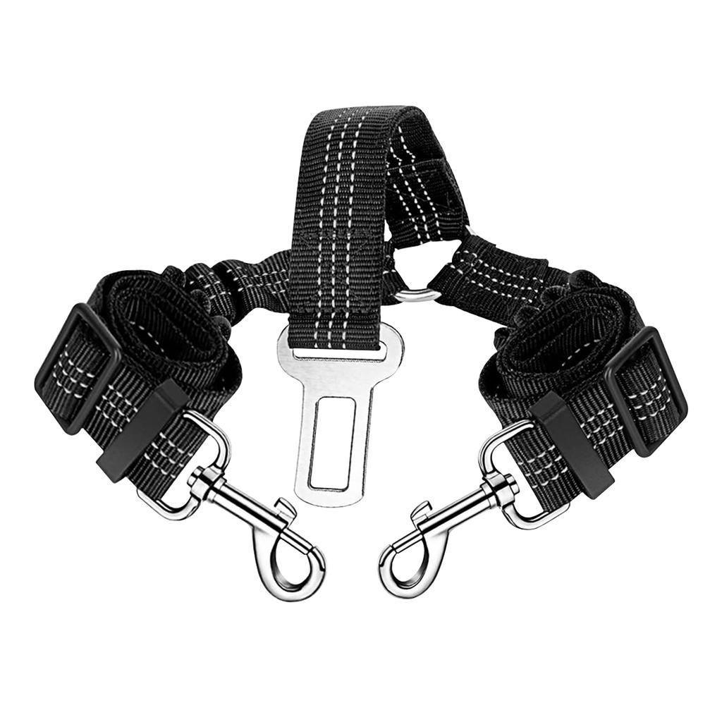 Adjustable Pet Cat Dog Car Seat Belt Pet Seat Vehicle Dog Harness Lead Clip Safety Lever Traction Dog Collars Dog Accessoires 7