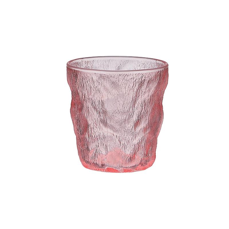 Coffee Cup Glacier Pattern Glass Household High-value Cup Water Cup Summer Juice Cup Beer Cup