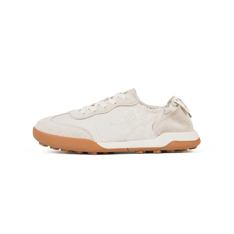 Ballet shallow mouth series German training shoes women's spring light white shoes casual Forrest Gump sports shoes Hong Kong style women's shoes