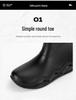 Men's Waterproof Non-Slip Boots with Fleece Lining for Outdoor Activities